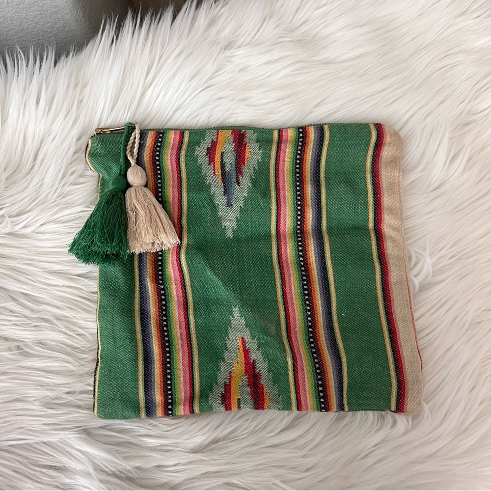 Judith March Aztec Print Makeup Bag